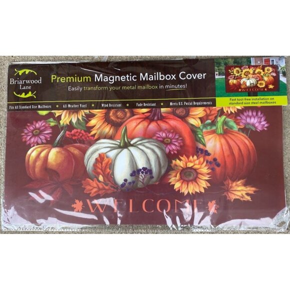Briarwood  Lane Fall Harvest Magnetic Mail box Cover. - Picture 2 of 3